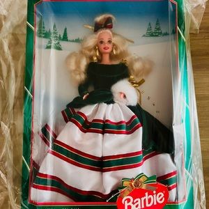 1994 Happy Holidays Gala Barbie Doll #13545 Special Edition
